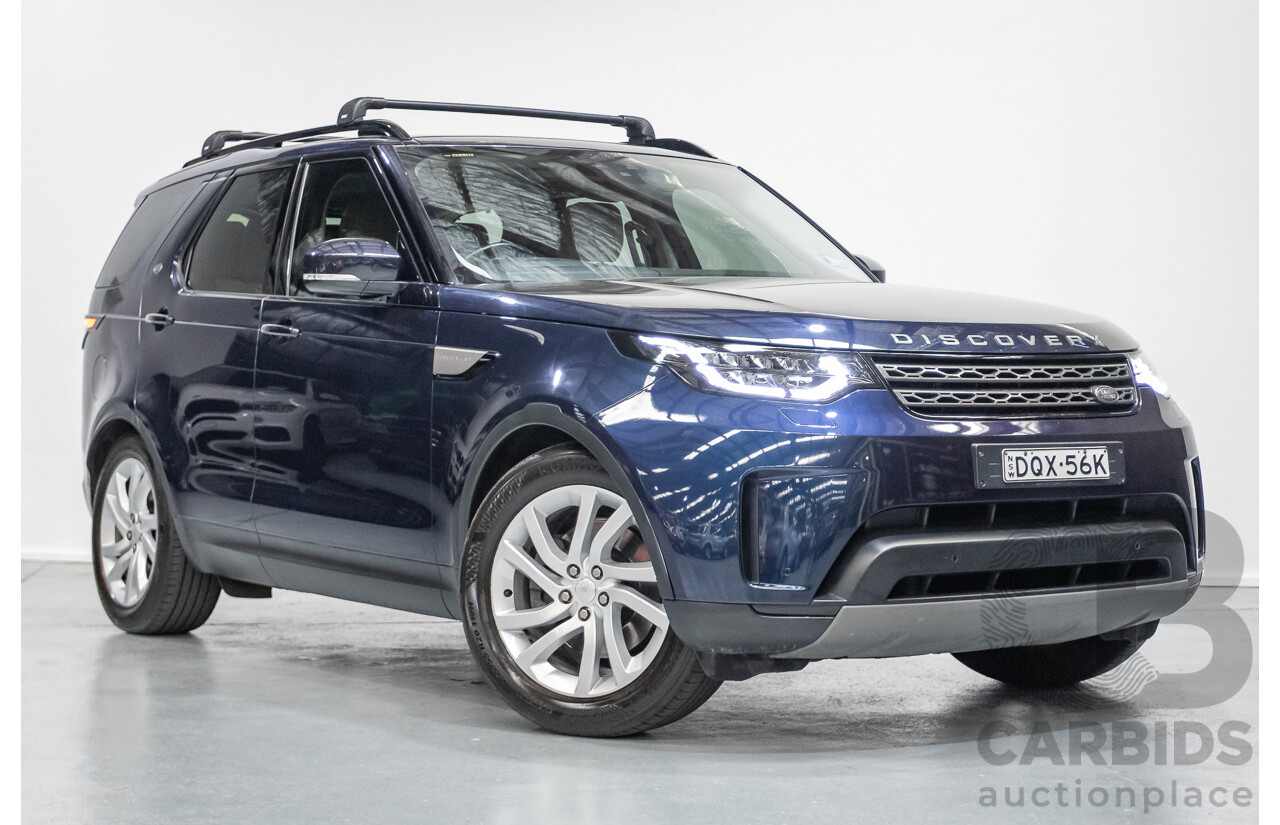 07/2017 Land Rover Discovery TD4 SE 4WD MY17 4D Wagon Dark Sapphire Blue Turbo Diesel 2.0L - 7 Seat
