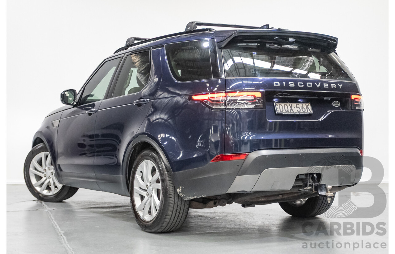 07/2017 Land Rover Discovery TD4 SE 4WD MY17 4D Wagon Dark Sapphire Blue Turbo Diesel 2.0L - 7 Seat