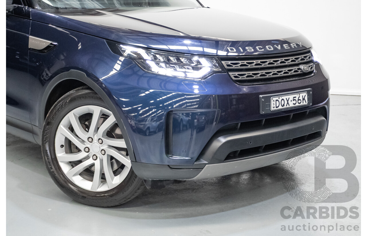 07/2017 Land Rover Discovery TD4 SE 4WD MY17 4D Wagon Dark Sapphire Blue Turbo Diesel 2.0L - 7 Seat