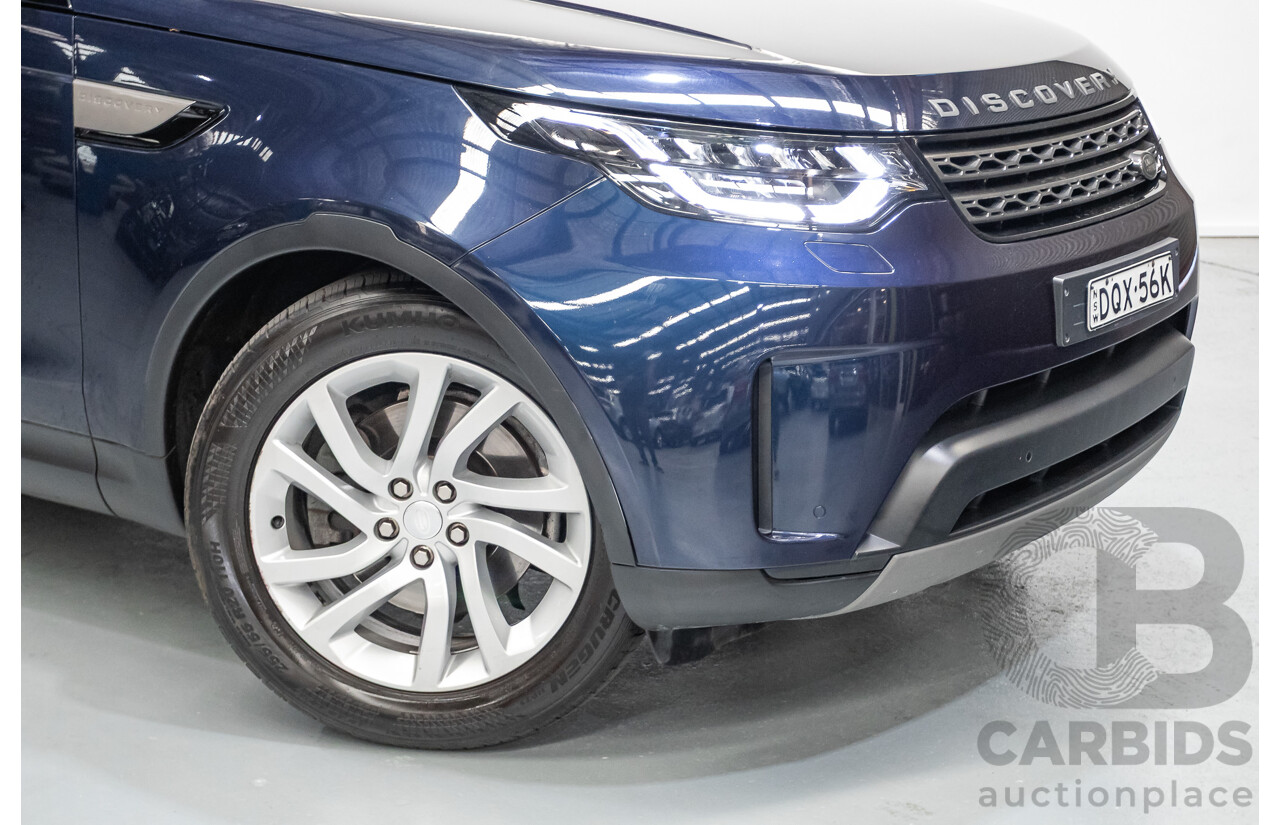 07/2017 Land Rover Discovery TD4 SE 4WD MY17 4D Wagon Dark Sapphire Blue Turbo Diesel 2.0L - 7 Seat