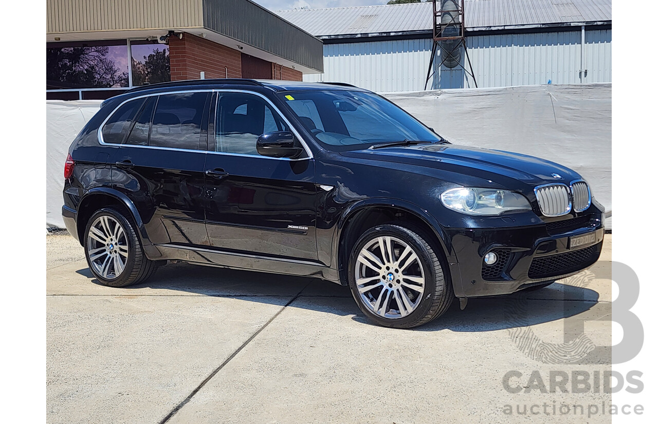 10/2010 Bmw X5 Xdrive 50i Sport E70 MY10 4d Wagon Black 4.4L