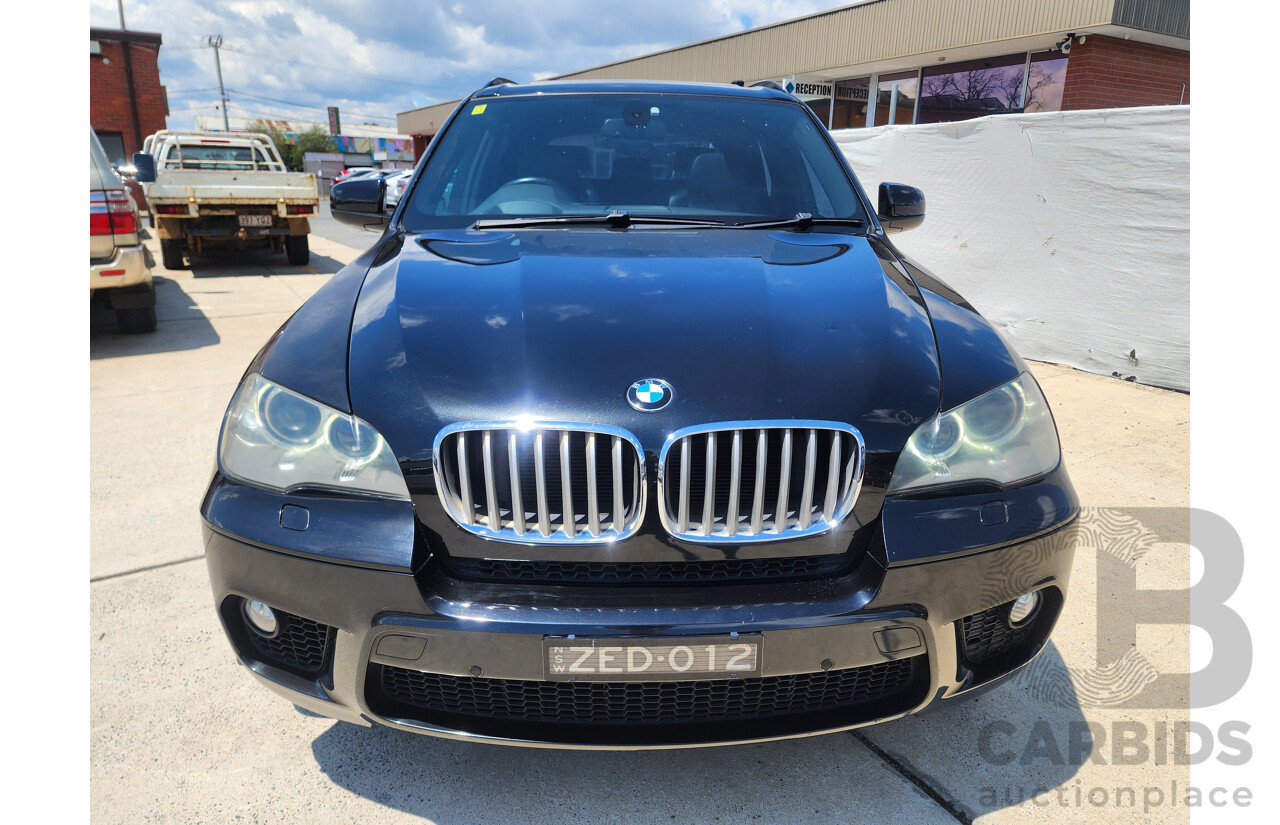 10/2010 Bmw X5 Xdrive 50i Sport E70 MY10 4d Wagon Black 4.4L