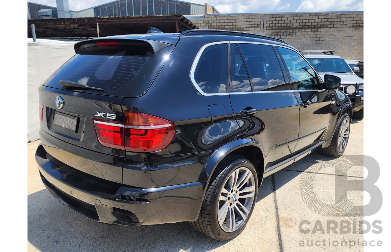 10/2010 Bmw X5 Xdrive 50i Sport E70 MY10 4d Wagon Black 4.4L
