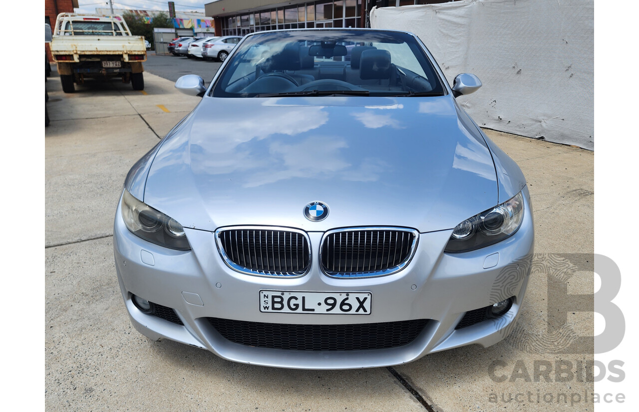 5/2008 Bmw 3 35i E93 2d Convertible Silver 3.0L