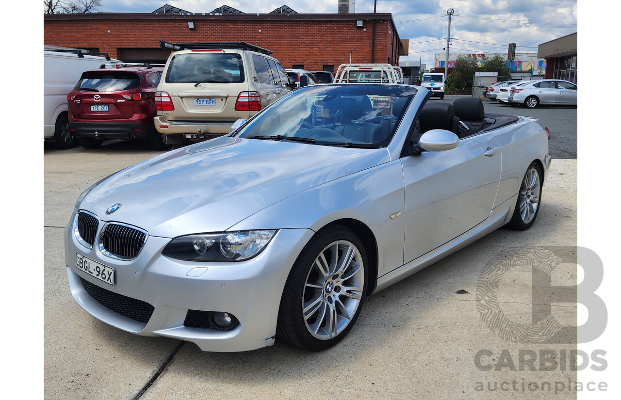 5/2008 Bmw 3 35i E93 2d Convertible Silver 3.0L