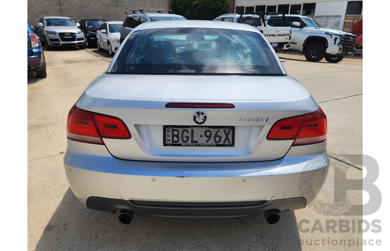 5/2008 Bmw 3 35i E93 2d Convertible Silver 3.0L