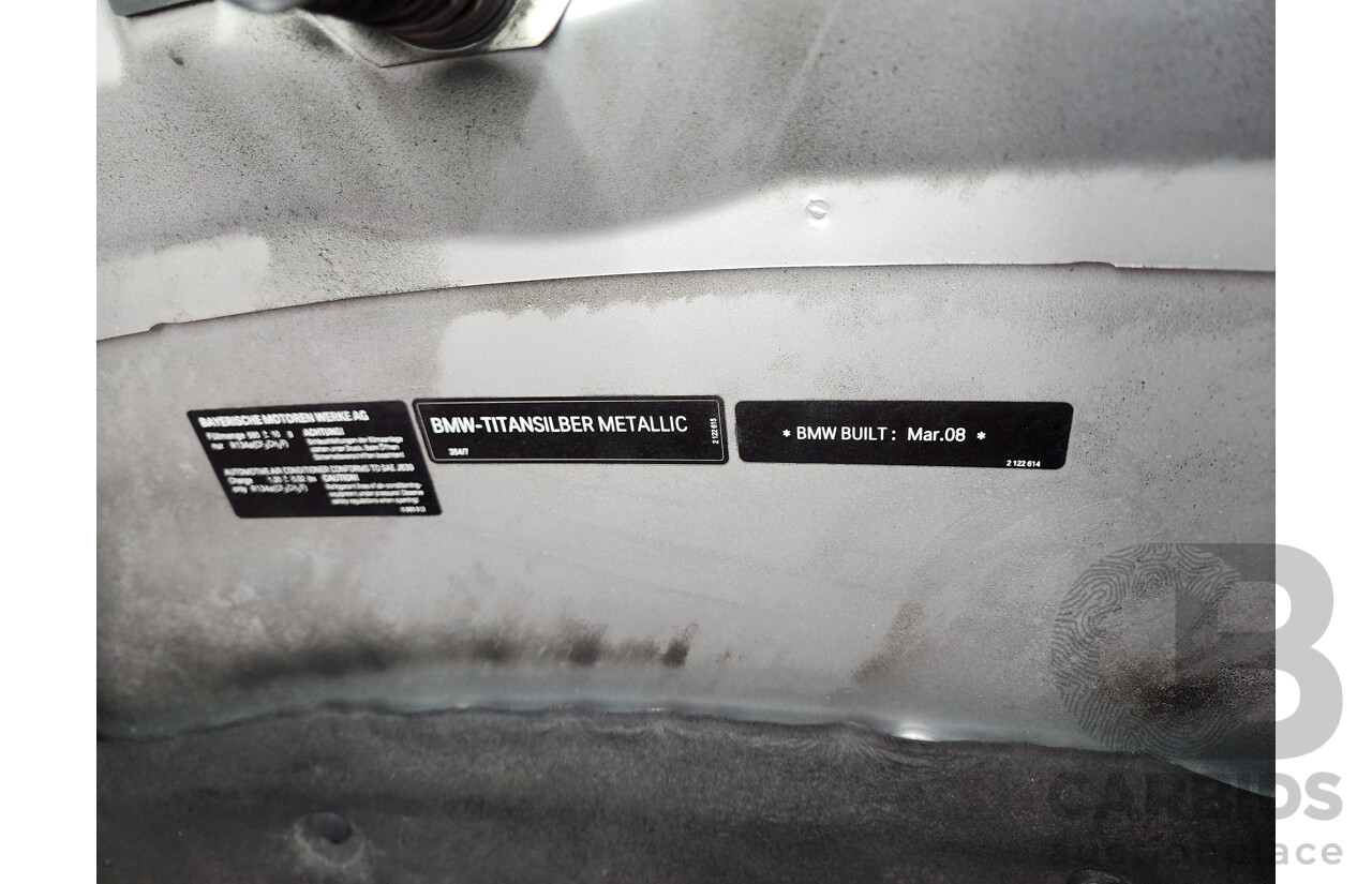 5/2008 Bmw 3 35i E93 2d Convertible Silver 3.0L