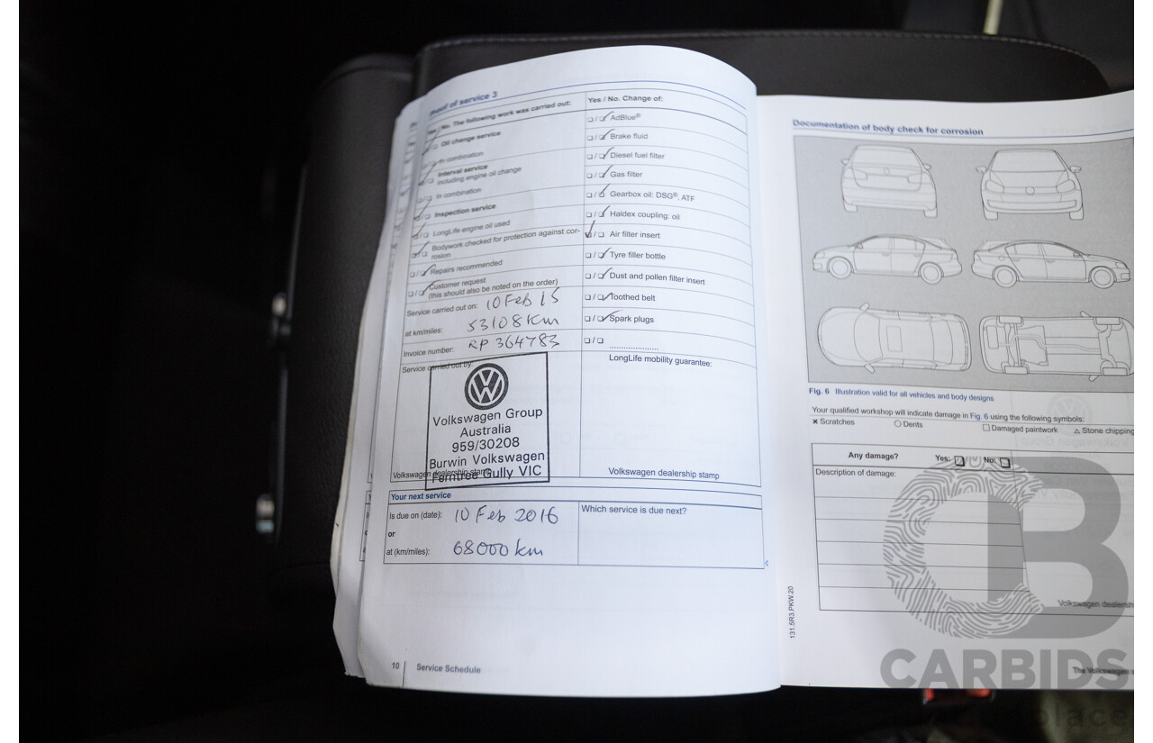 04/2013 Volkswagen Touareg V6 TDI (AWD) 7P MY13.5 4D Wagon Graciosa Brown Metallic Turbo Diesel 3.0L