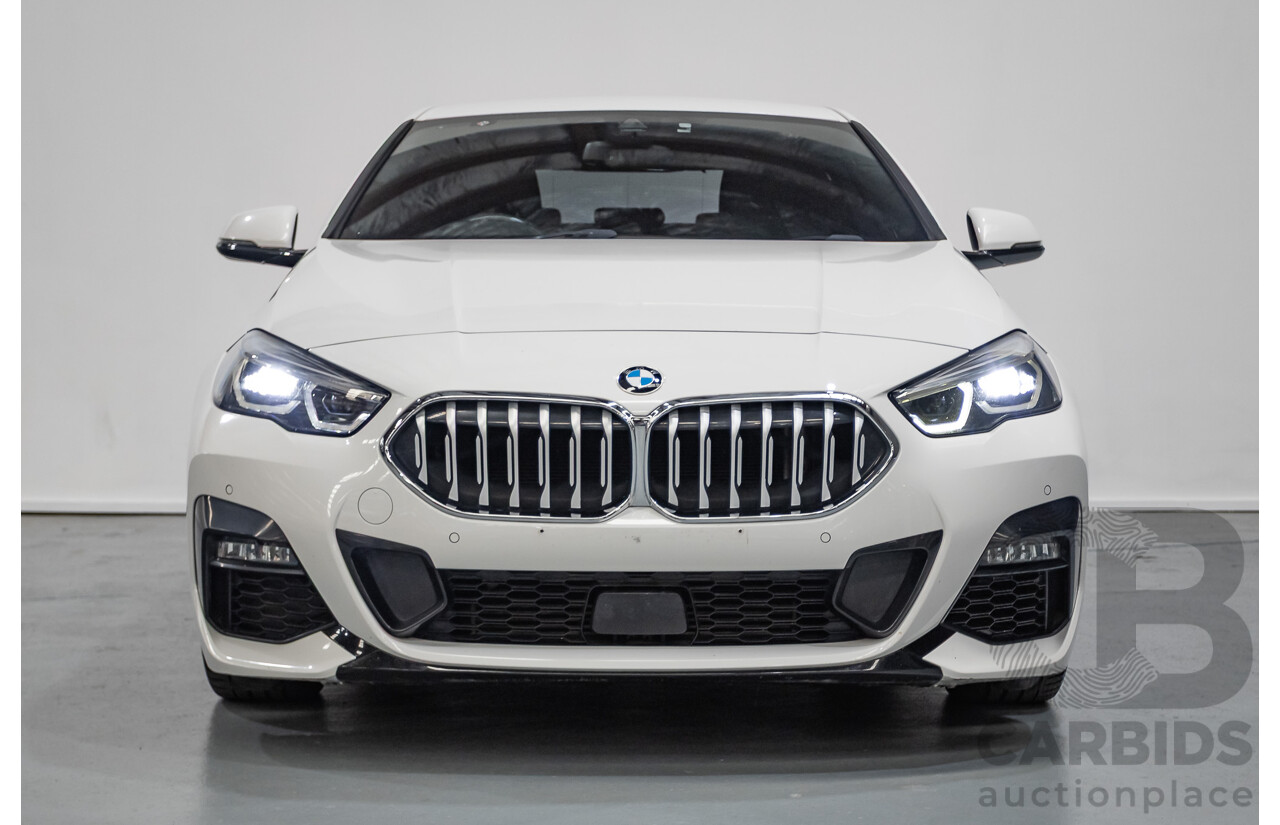 2/2020 BMW 218i M Sport Gran Coupe F44 4D Coupe Alpine White Turbo 1.5L