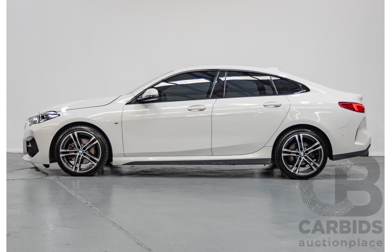 2/2020 BMW 218i M Sport Gran Coupe F44 4D Coupe Alpine White Turbo 1.5L