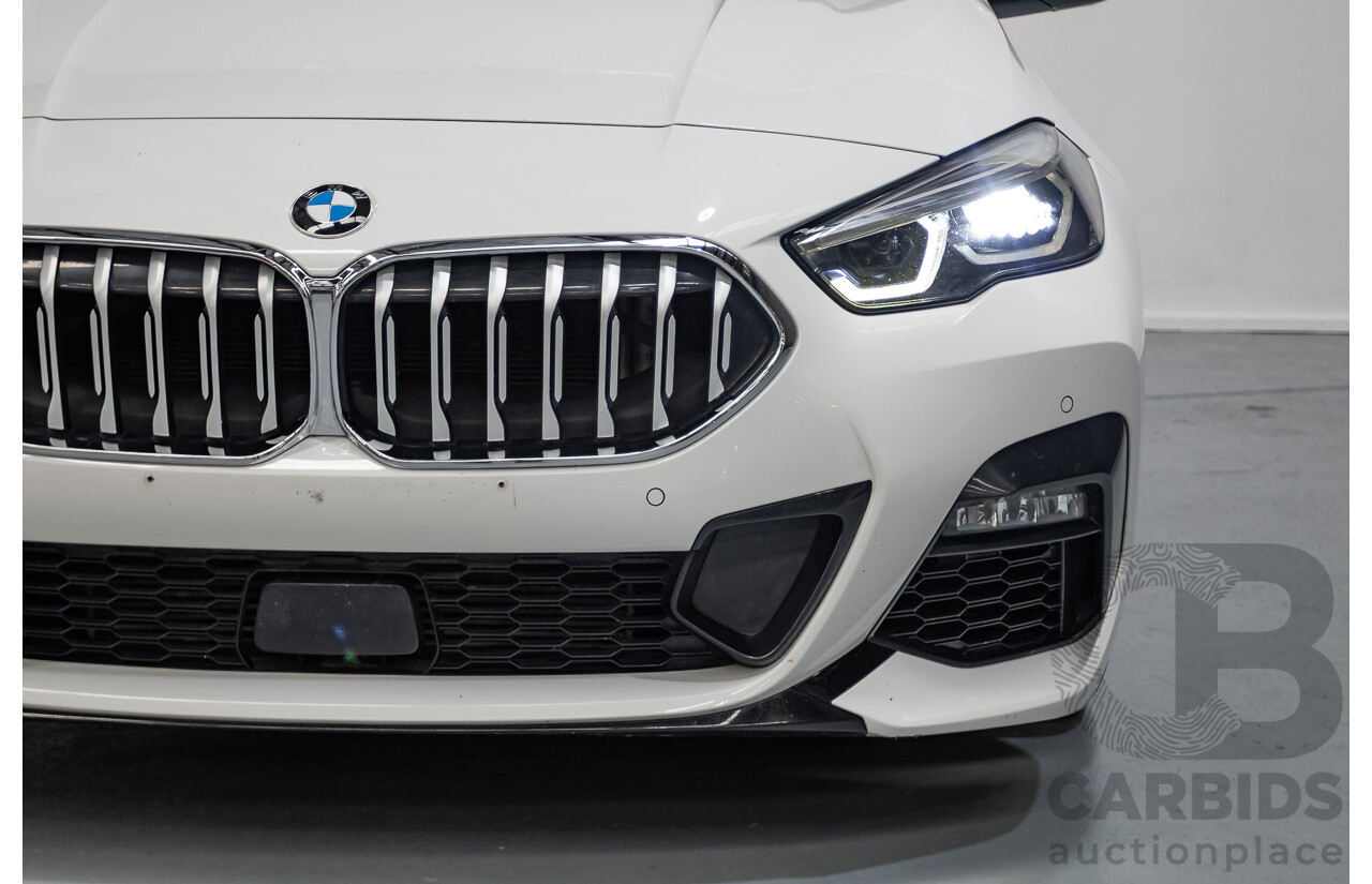 2/2020 BMW 218i M Sport Gran Coupe F44 4D Coupe Alpine White Turbo 1.5L
