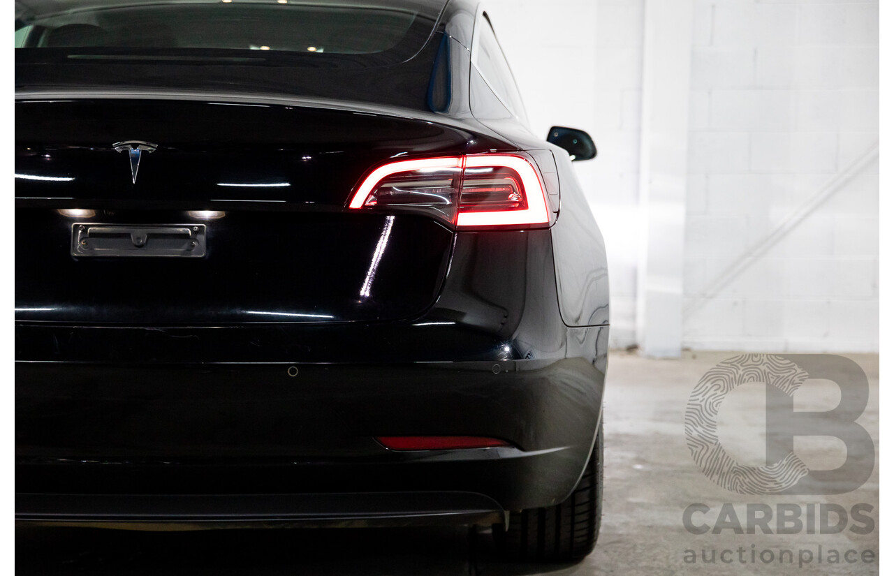 07/2019 Tesla Model 3 Standard Range (RWD) MY19 5d Sedan Black Dedicated Electric EV - 190kW