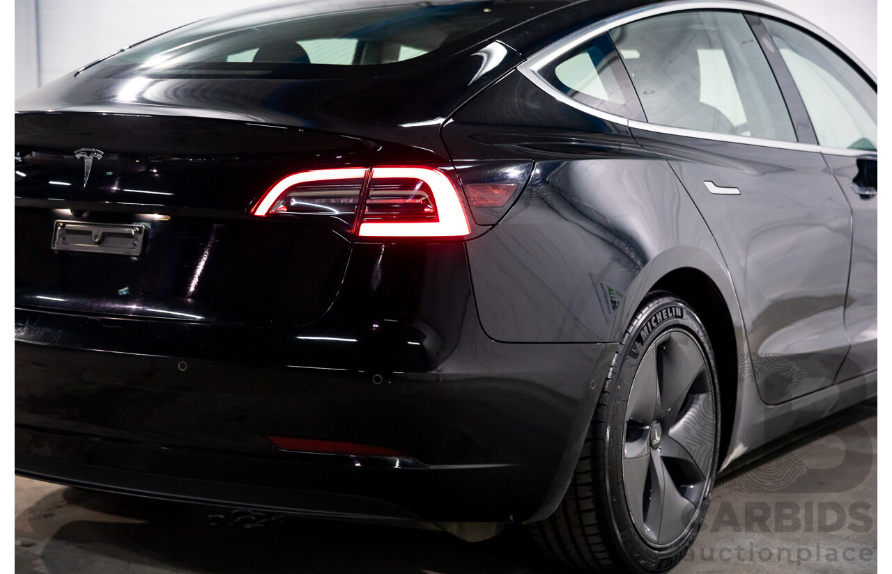 07/2019 Tesla Model 3 Standard Range (RWD) MY19 5d Sedan Black Dedicated Electric EV - 190kW
