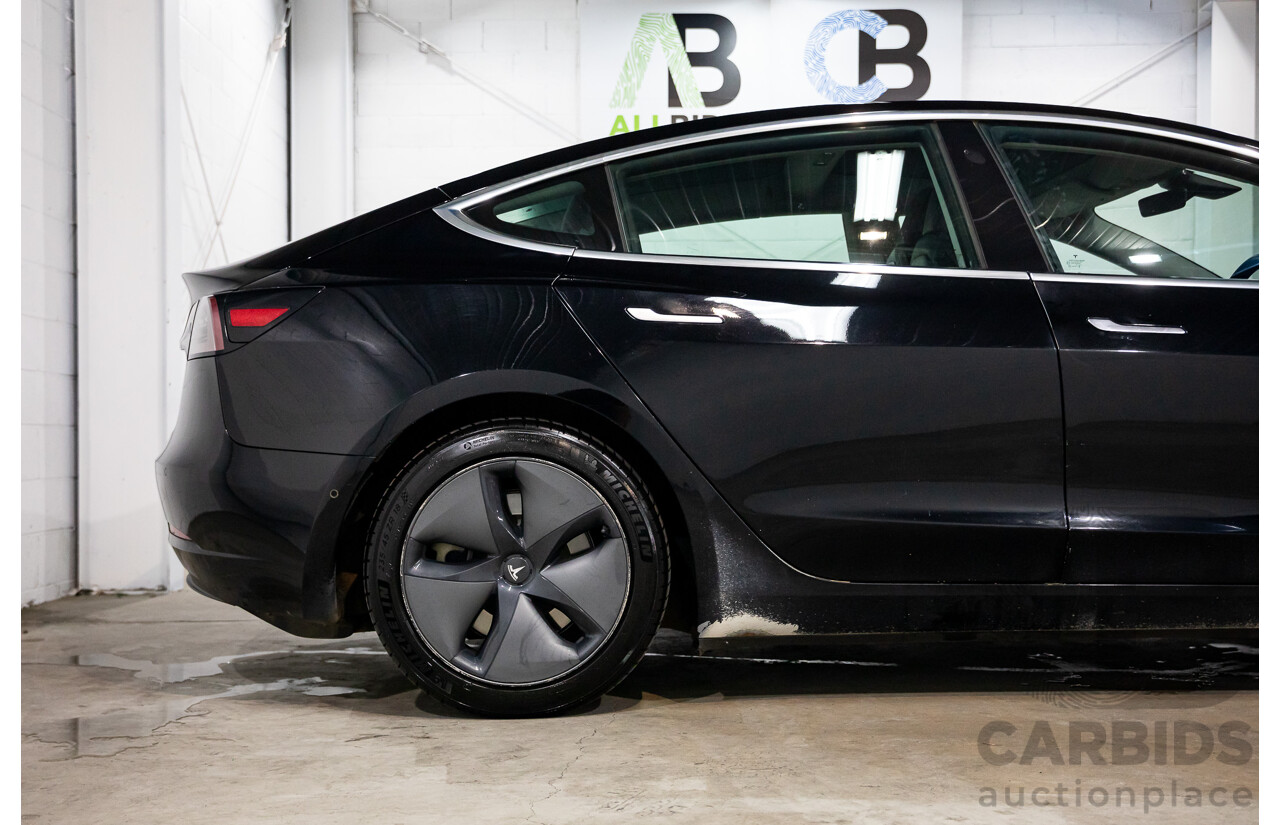 07/2019 Tesla Model 3 Standard Range (RWD) MY19 5d Sedan Black Dedicated Electric EV - 190kW