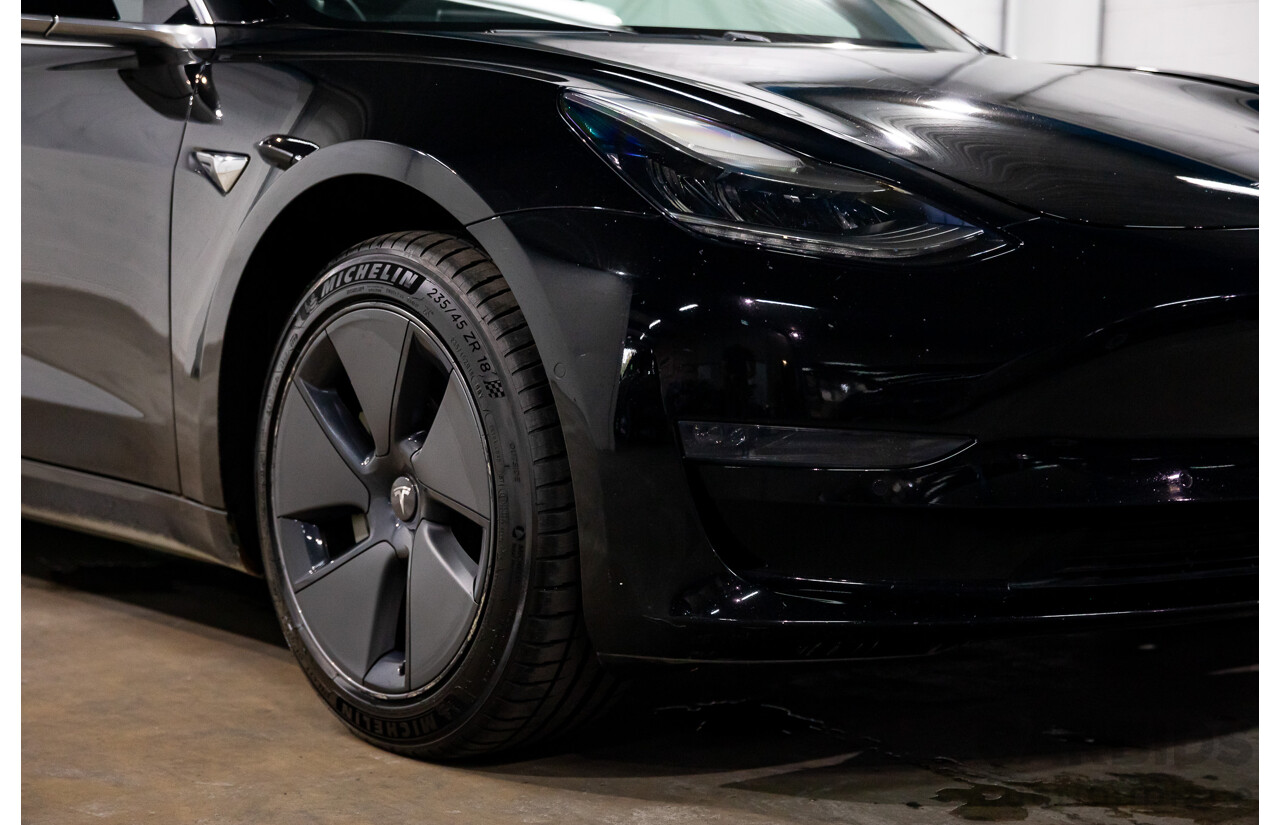 07/2019 Tesla Model 3 Standard Range (RWD) MY19 5d Sedan Black Dedicated Electric EV - 190kW