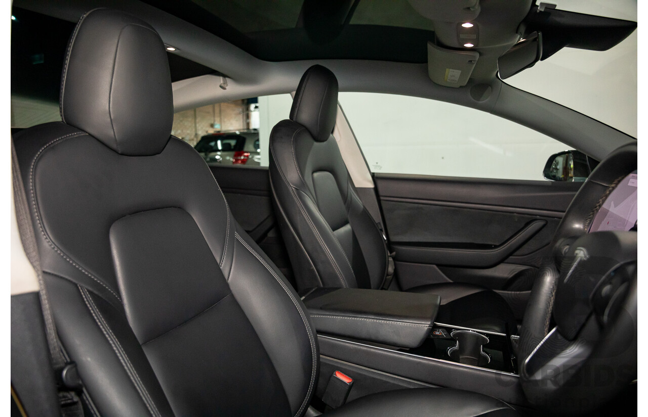 07/2019 Tesla Model 3 Standard Range (RWD) MY19 5d Sedan Black Dedicated Electric EV - 190kW