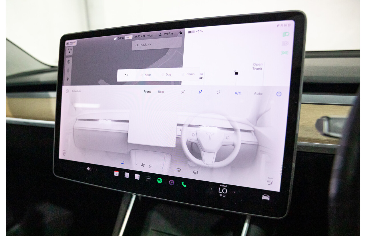 07/2019 Tesla Model 3 Standard Range (RWD) MY19 5d Sedan Black Dedicated Electric EV - 190kW