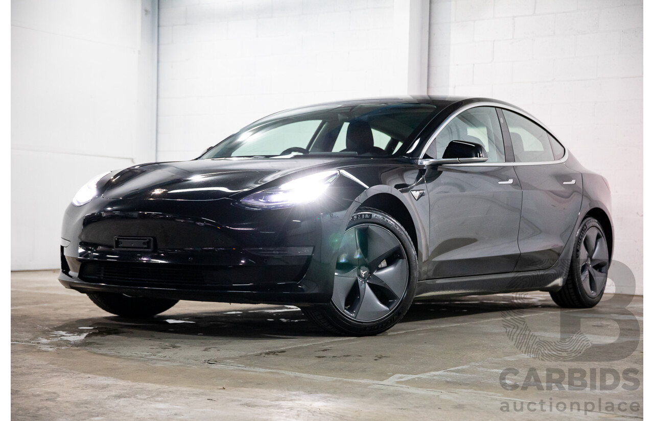 07/2019 Tesla Model 3 Standard Range (RWD) MY19 5d Sedan Black Dedicated Electric EV - 190kW