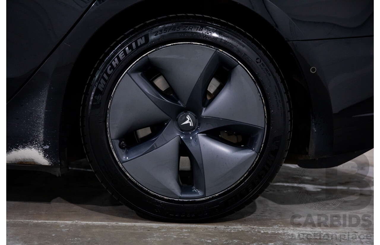 07/2019 Tesla Model 3 Standard Range (RWD) MY19 5d Sedan Black Dedicated Electric EV - 190kW