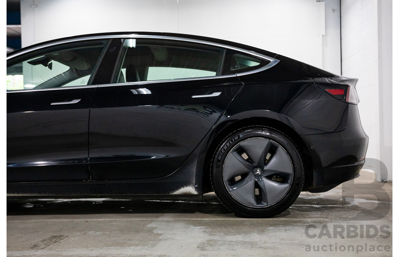07/2019 Tesla Model 3 Standard Range (RWD) MY19 5d Sedan Black Dedicated Electric EV - 190kW