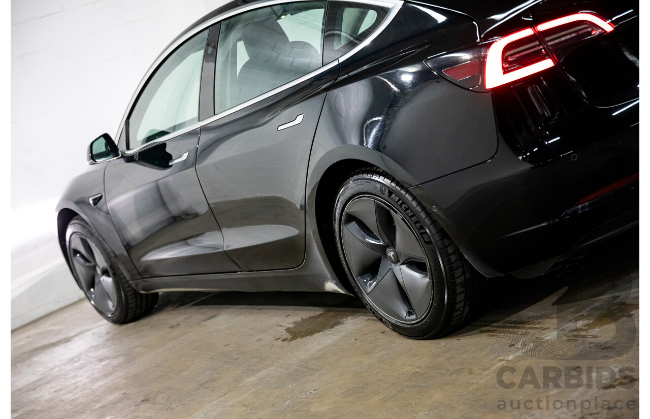 07/2019 Tesla Model 3 Standard Range (RWD) MY19 5d Sedan Black Dedicated Electric EV - 190kW