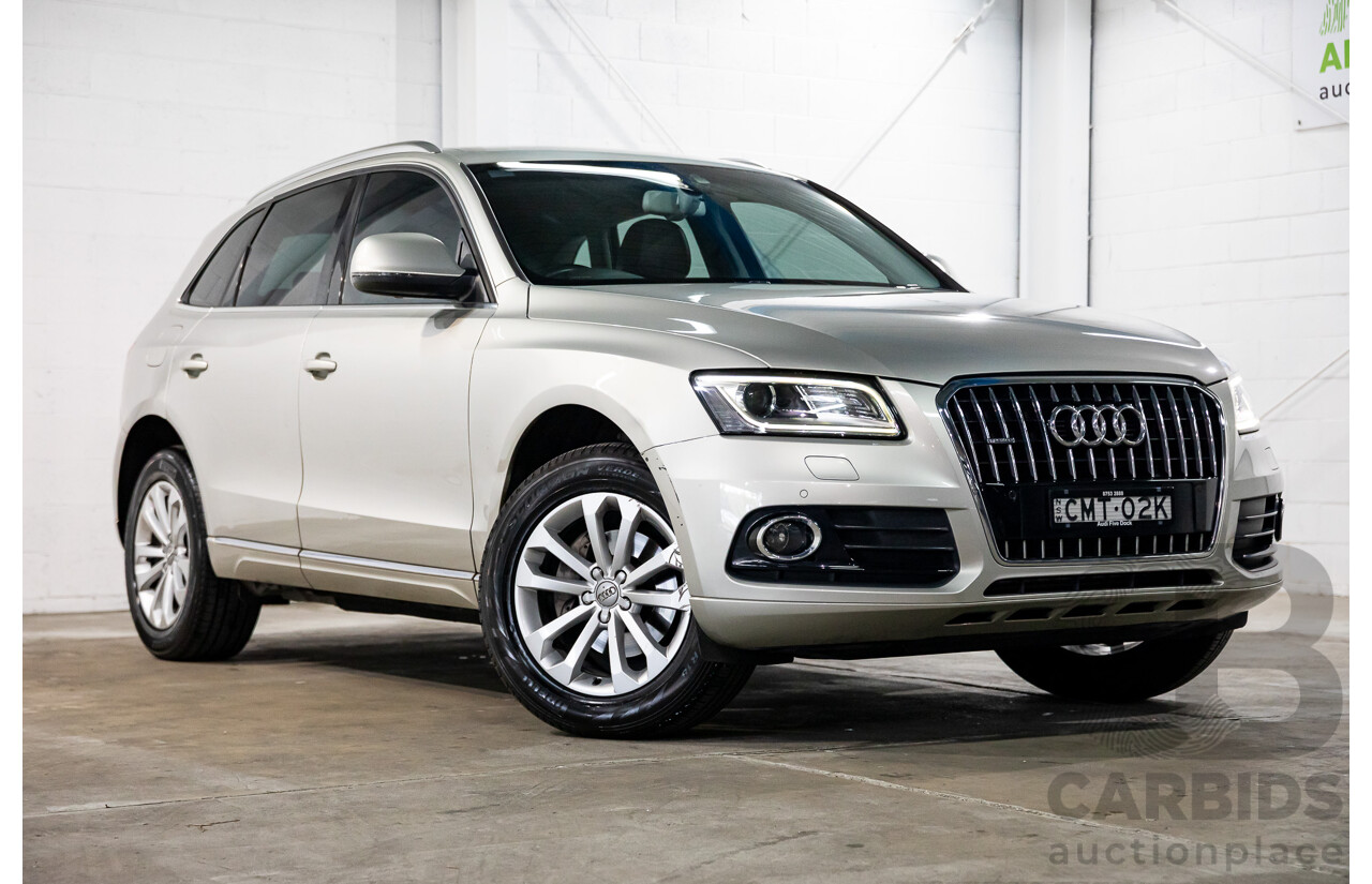 3/2013 Audi Q5 2.0 TFSI Quattro 8R MY13 4d Wagon Cuvee Silver Metallic Turbo 2.0L