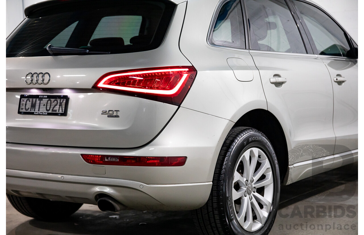 3/2013 Audi Q5 2.0 TFSI Quattro 8R MY13 4d Wagon Cuvee Silver Metallic Turbo 2.0L