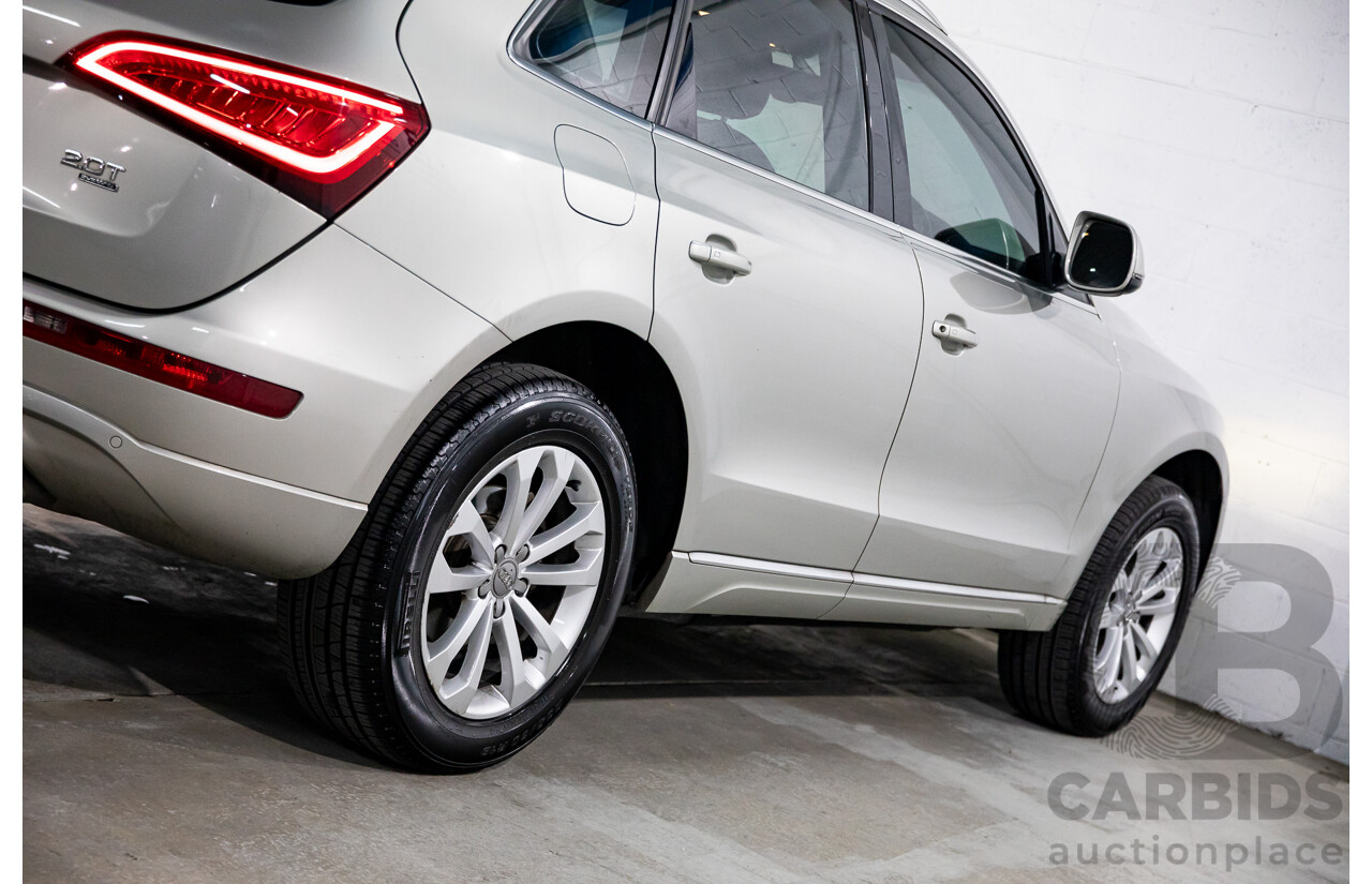 3/2013 Audi Q5 2.0 TFSI Quattro 8R MY13 4d Wagon Cuvee Silver Metallic Turbo 2.0L