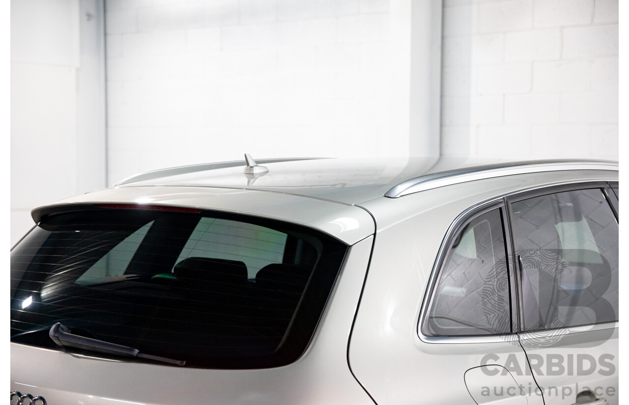 3/2013 Audi Q5 2.0 TFSI Quattro 8R MY13 4d Wagon Cuvee Silver Metallic Turbo 2.0L