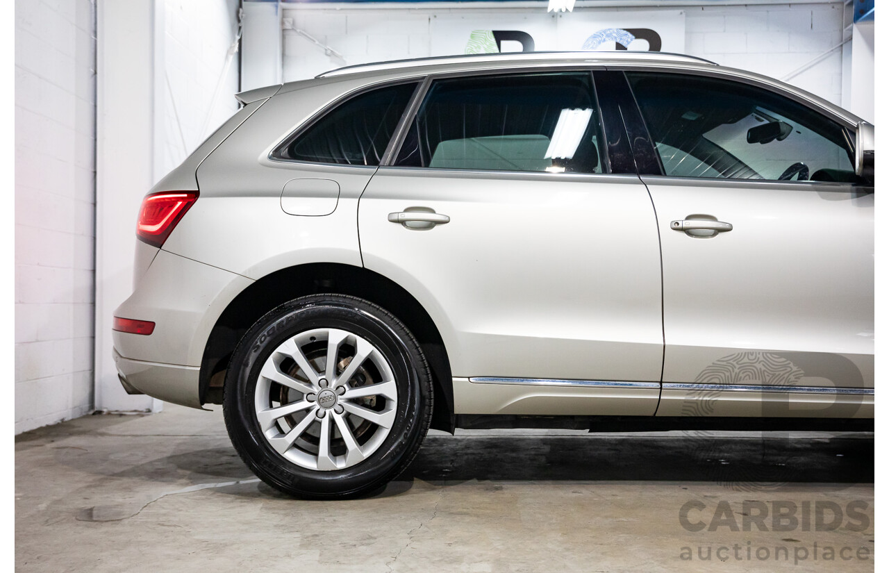 3/2013 Audi Q5 2.0 TFSI Quattro 8R MY13 4d Wagon Cuvee Silver Metallic Turbo 2.0L