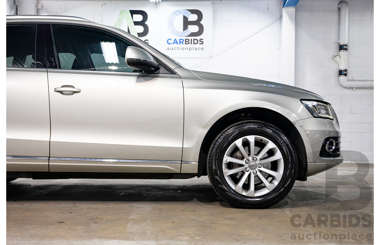 3/2013 Audi Q5 2.0 TFSI Quattro 8R MY13 4d Wagon Cuvee Silver Metallic Turbo 2.0L
