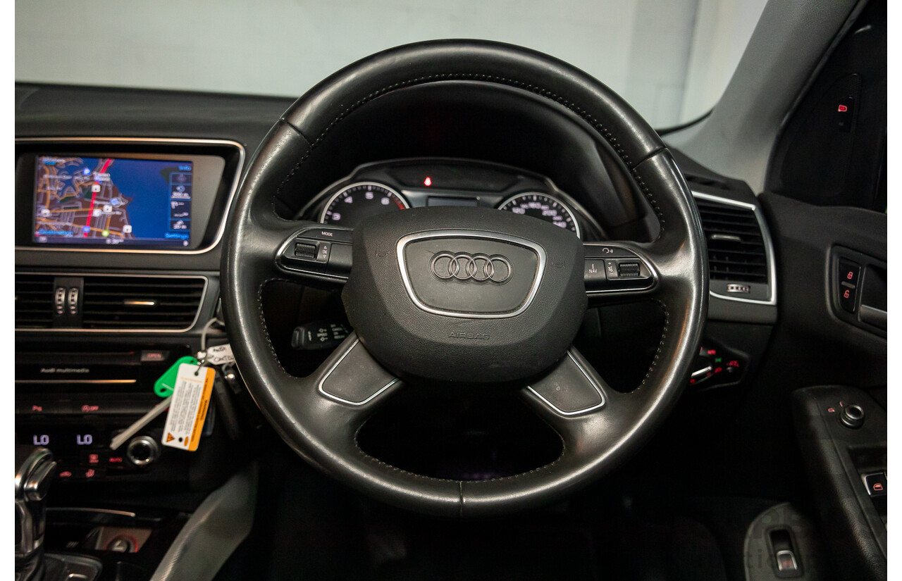 3/2013 Audi Q5 2.0 TFSI Quattro 8R MY13 4d Wagon Cuvee Silver Metallic Turbo 2.0L