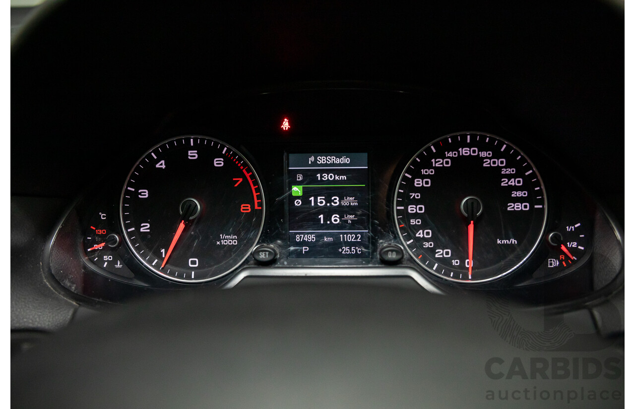 3/2013 Audi Q5 2.0 TFSI Quattro 8R MY13 4d Wagon Cuvee Silver Metallic Turbo 2.0L