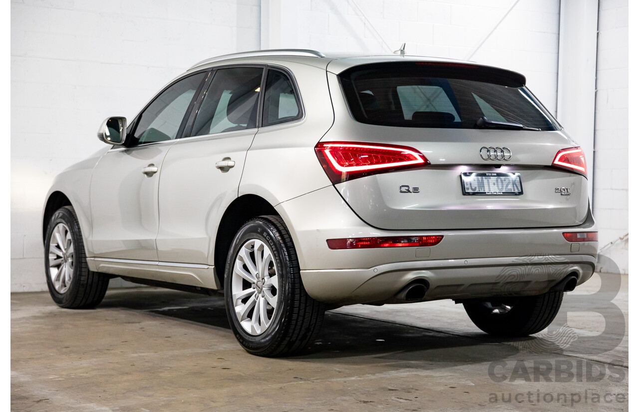 3/2013 Audi Q5 2.0 TFSI Quattro 8R MY13 4d Wagon Cuvee Silver Metallic Turbo 2.0L