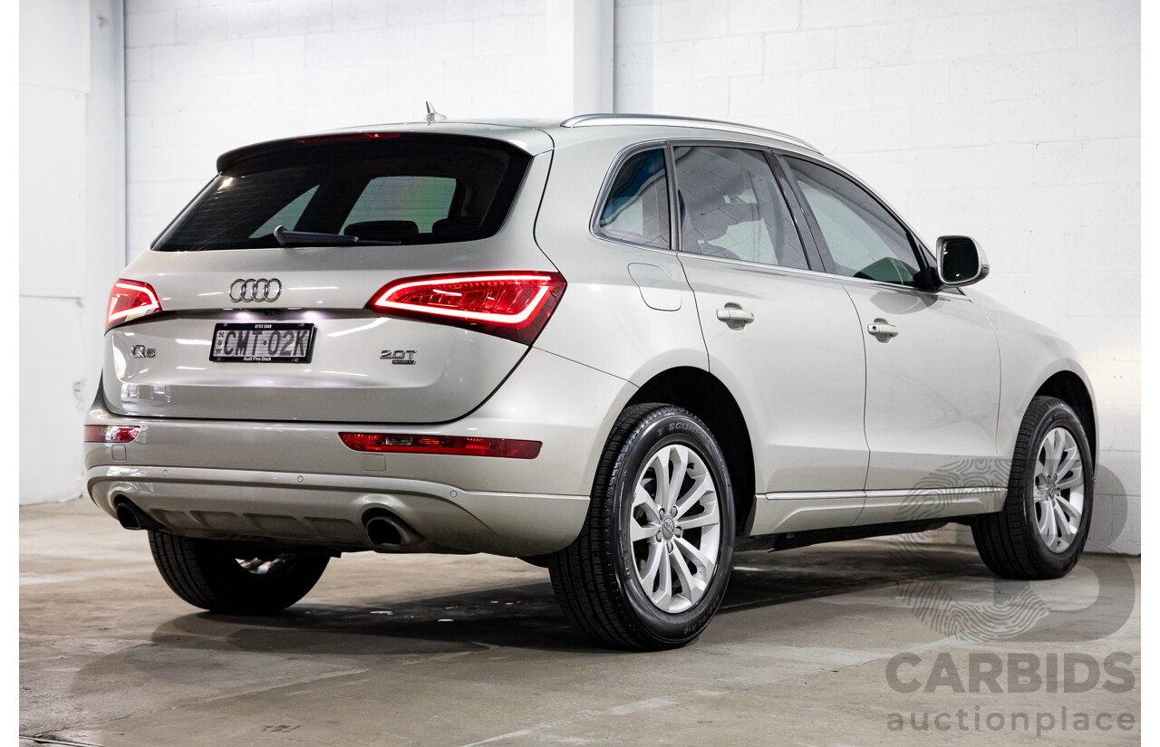 3/2013 Audi Q5 2.0 TFSI Quattro 8R MY13 4d Wagon Cuvee Silver Metallic Turbo 2.0L
