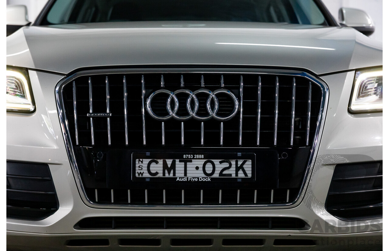 3/2013 Audi Q5 2.0 TFSI Quattro 8R MY13 4d Wagon Cuvee Silver Metallic Turbo 2.0L
