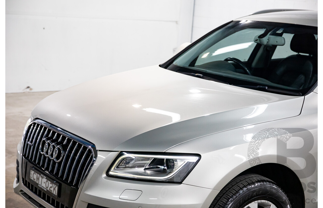3/2013 Audi Q5 2.0 TFSI Quattro 8R MY13 4d Wagon Cuvee Silver Metallic Turbo 2.0L