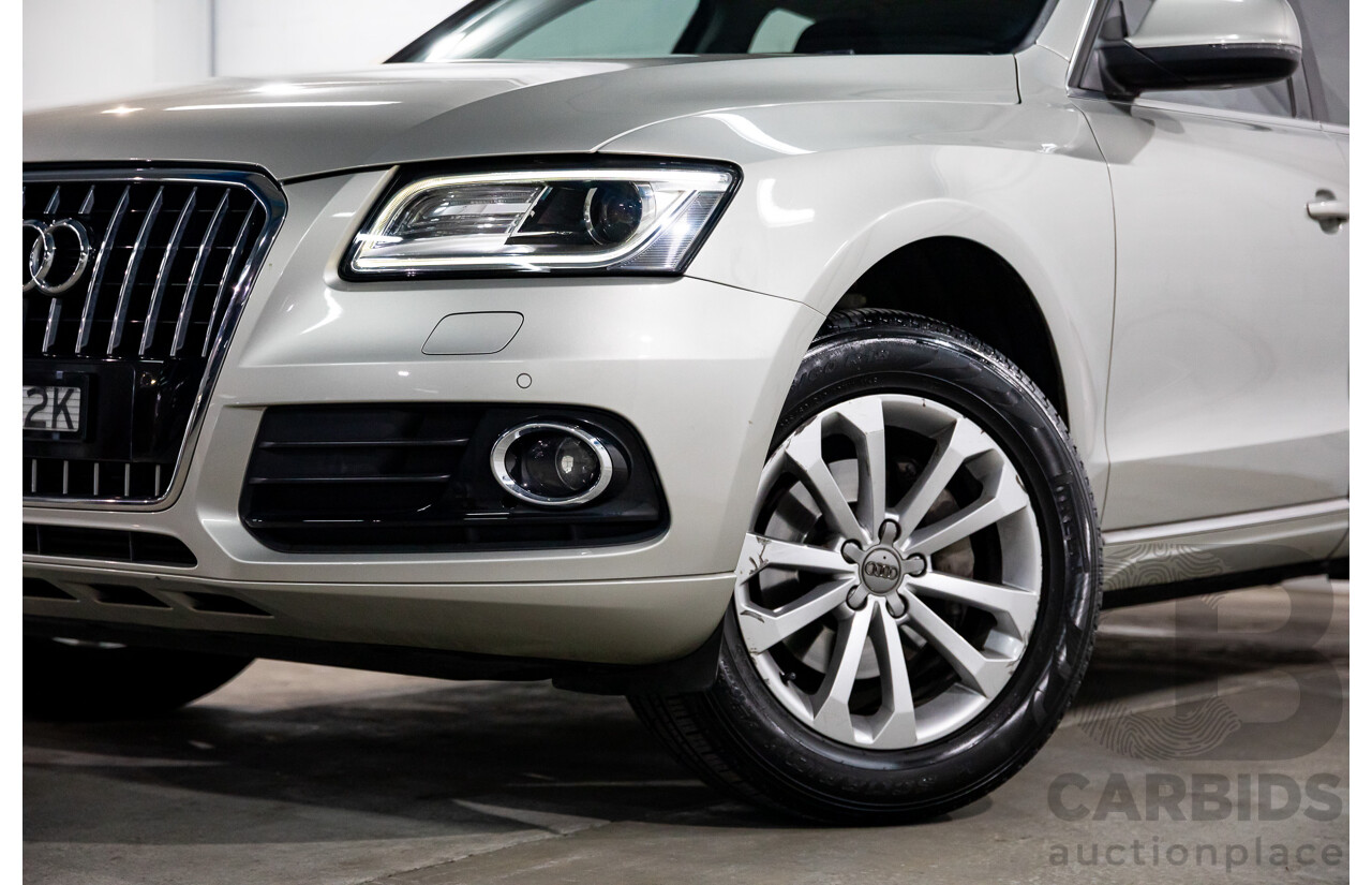 3/2013 Audi Q5 2.0 TFSI Quattro 8R MY13 4d Wagon Cuvee Silver Metallic Turbo 2.0L