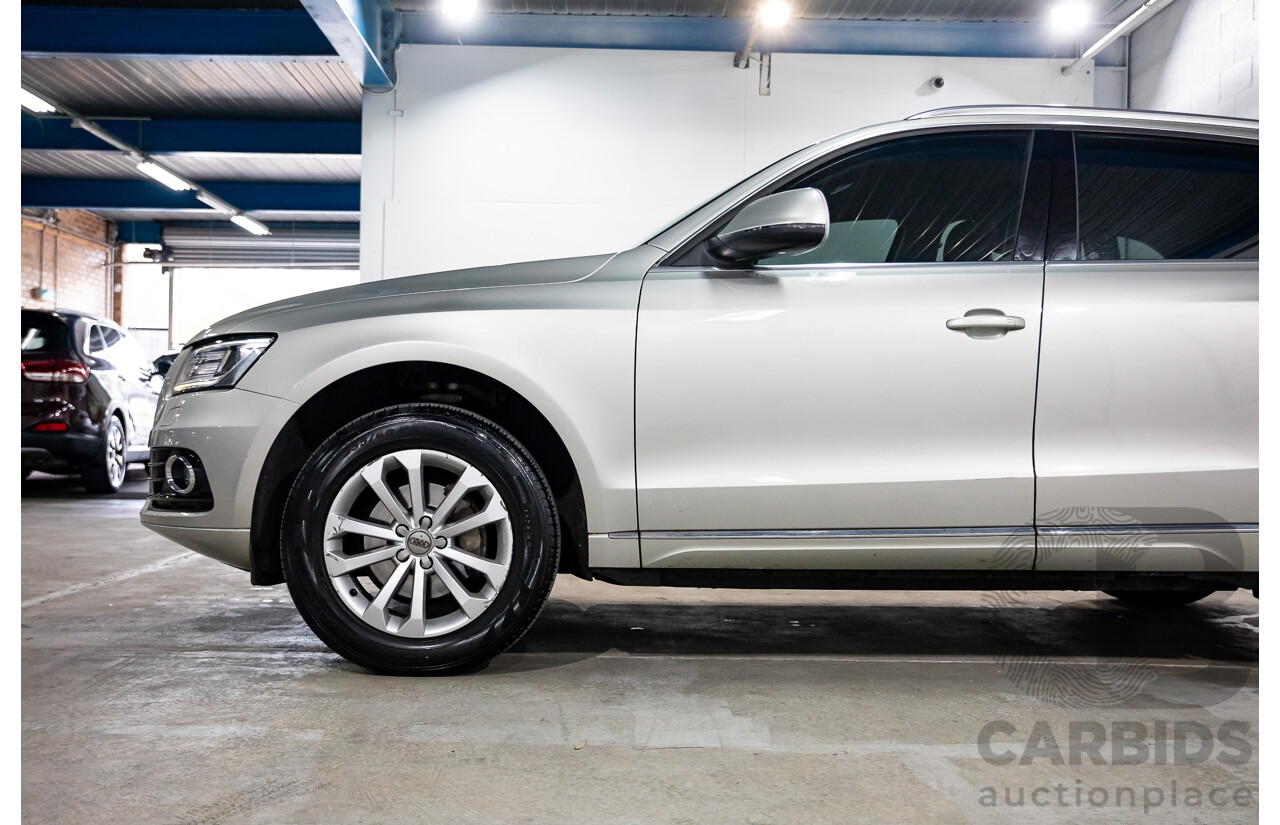 3/2013 Audi Q5 2.0 TFSI Quattro 8R MY13 4d Wagon Cuvee Silver Metallic Turbo 2.0L