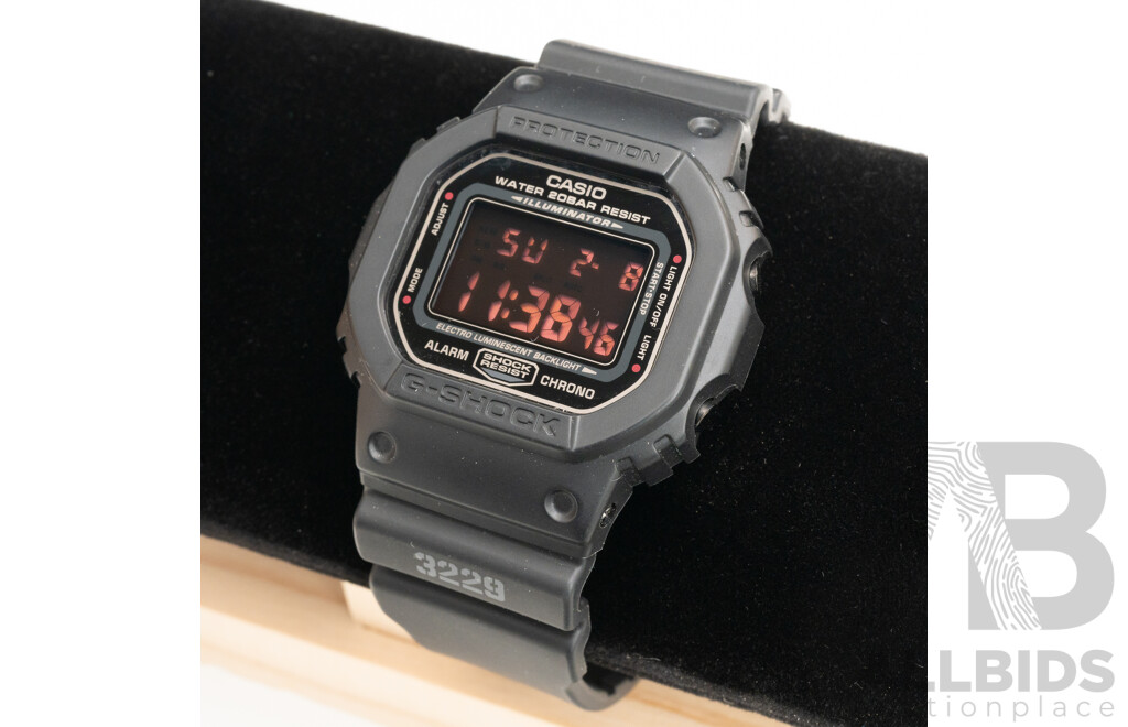 Casio G-Shock DW-5600MS-1DR Matte Black Digital Watch