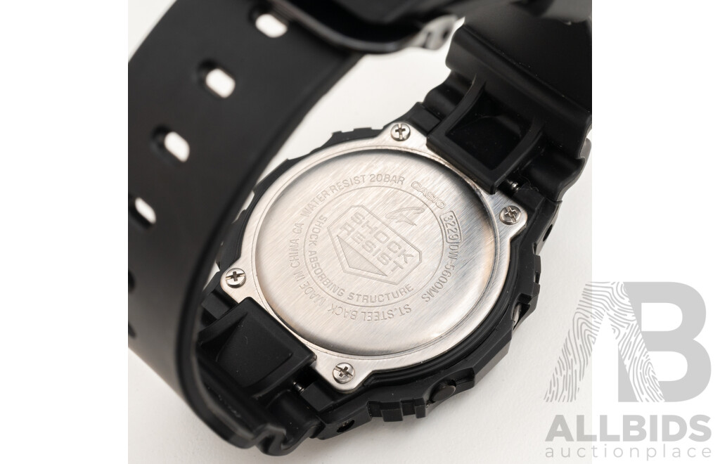 Casio G-Shock DW-5600MS-1DR Matte Black Digital Watch