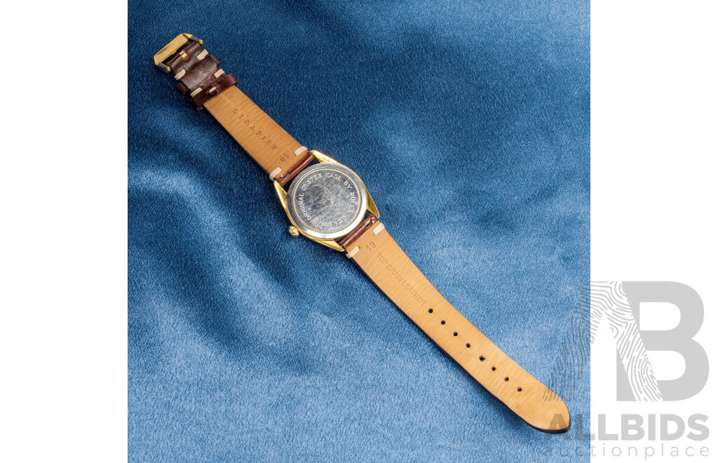 Men’s Vintage Tudor Oyster 34mm Wristwatch,  'Small Rose' Dial