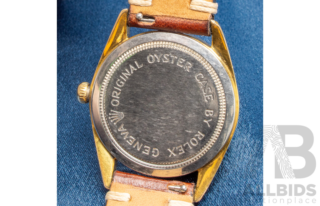 Men’s Vintage Tudor Oyster 34mm Wristwatch,  'Small Rose' Dial