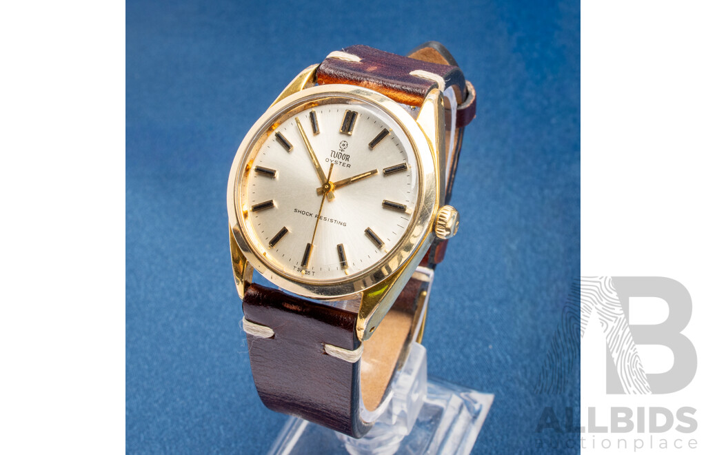 Men’s Vintage Tudor Oyster 34mm Wristwatch,  'Small Rose' Dial