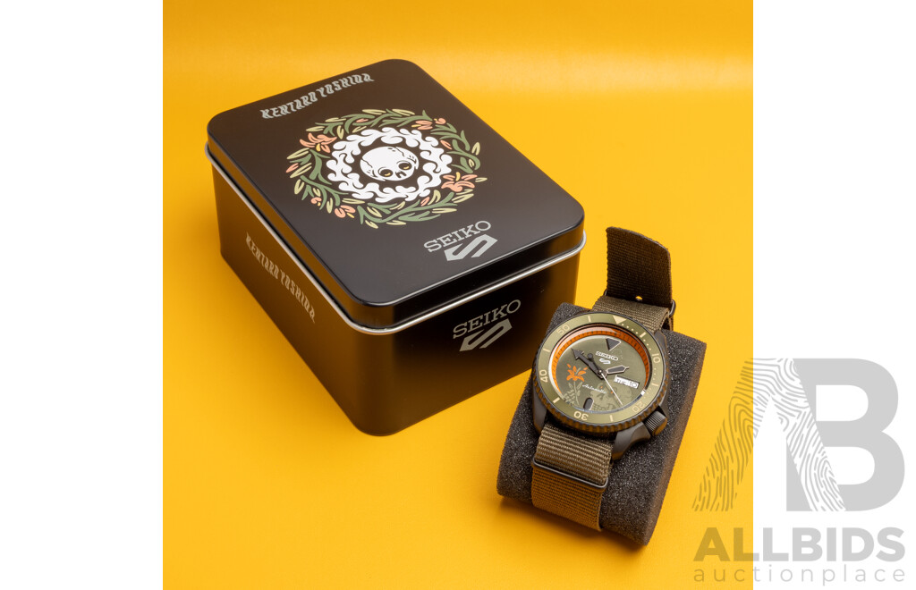 Seiko × Kentaro Yoshida Limited Edition Automatic Watch (Green Dial)