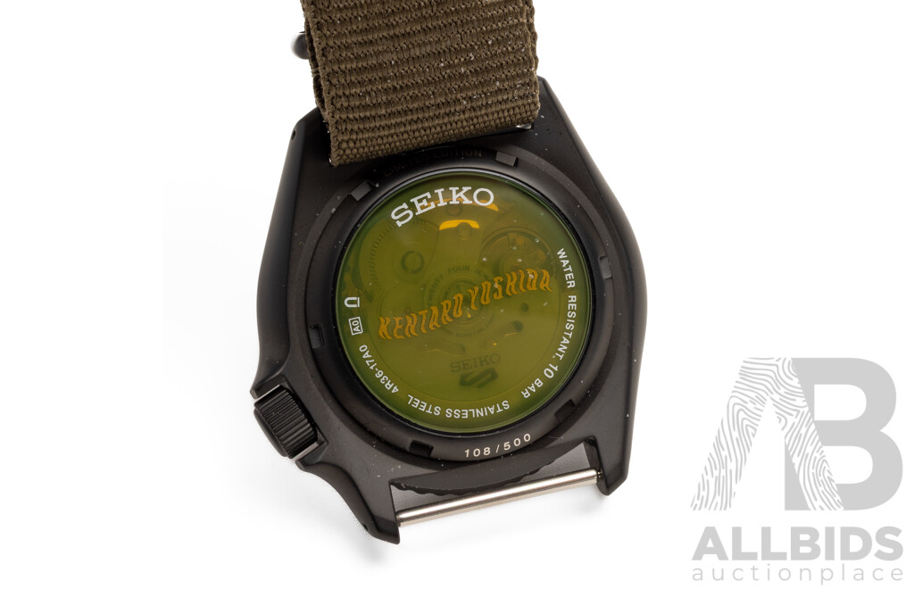Seiko × Kentaro Yoshida Limited Edition Automatic Watch (Green Dial)