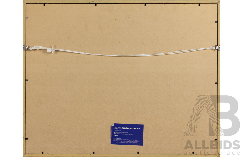 Artist Unknown, (20th Century), Winter Morning, Wonderful Original Watercolour, 49 x 62 cm (frame)