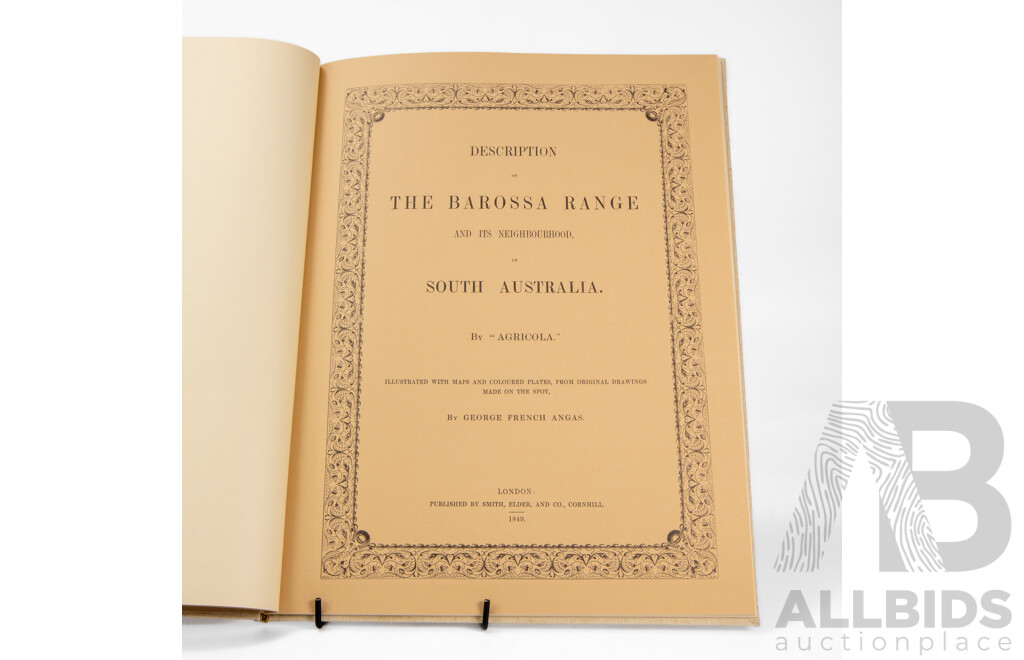 Two Vintage Books, Description of the Barossa Range in South Australia by 'Agricola' 1979 and Statues of the Order of the British Empire, 1948