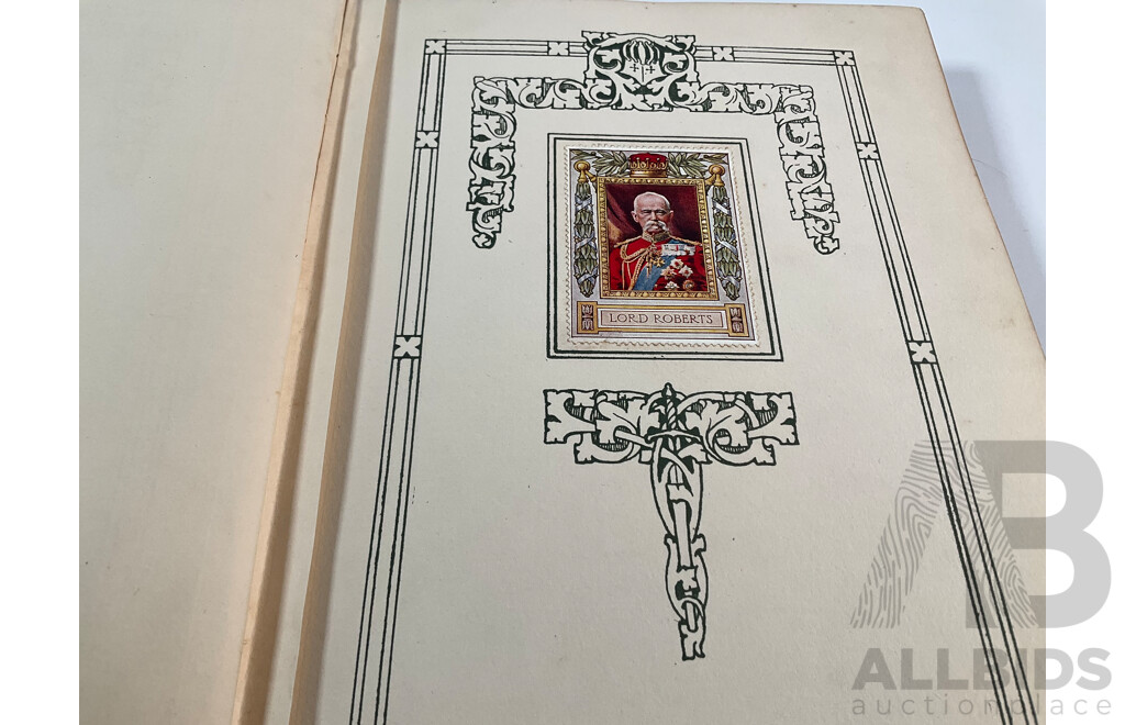 United Kingdom, The Lord Roberts Memorial Fund Stamp Album, WW1 War Portrait Cinderella Stamp Album