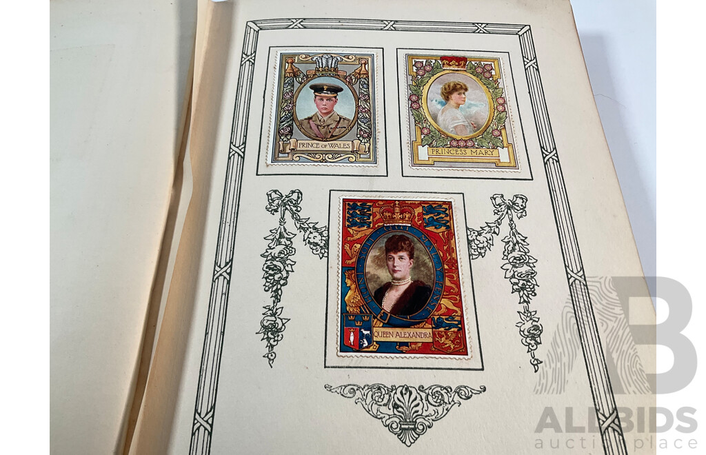 United Kingdom, The Lord Roberts Memorial Fund Stamp Album, WW1 War Portrait Cinderella Stamp Album